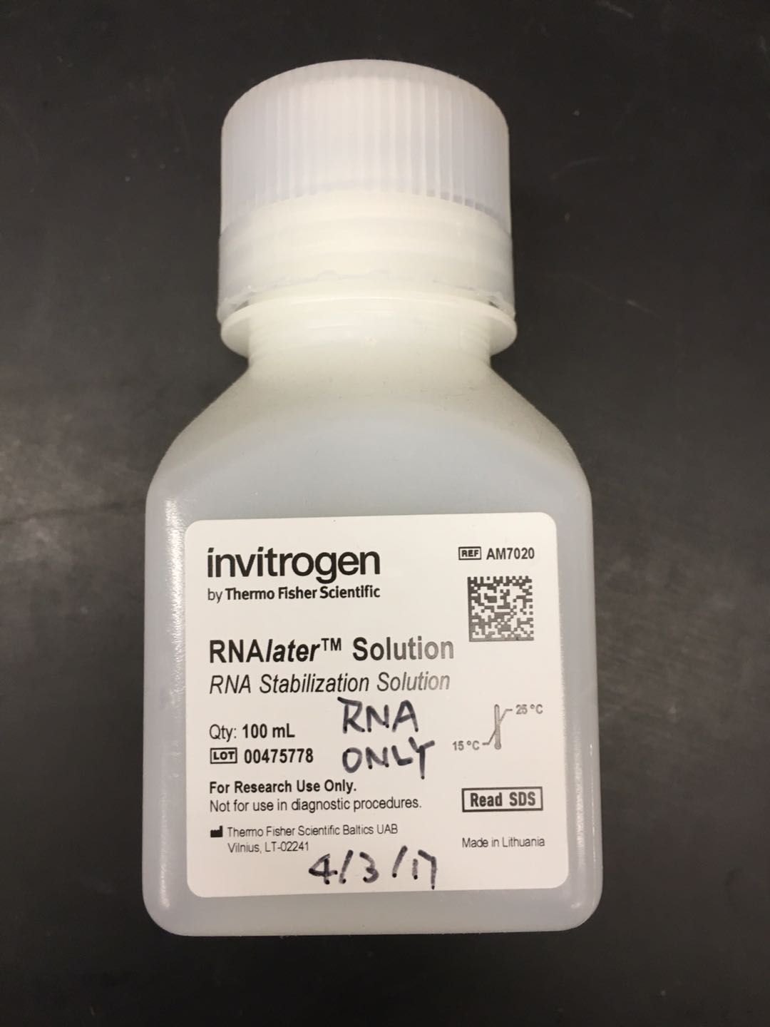 Very Convenient RNA Stabilization Solution Kit/Reagent
